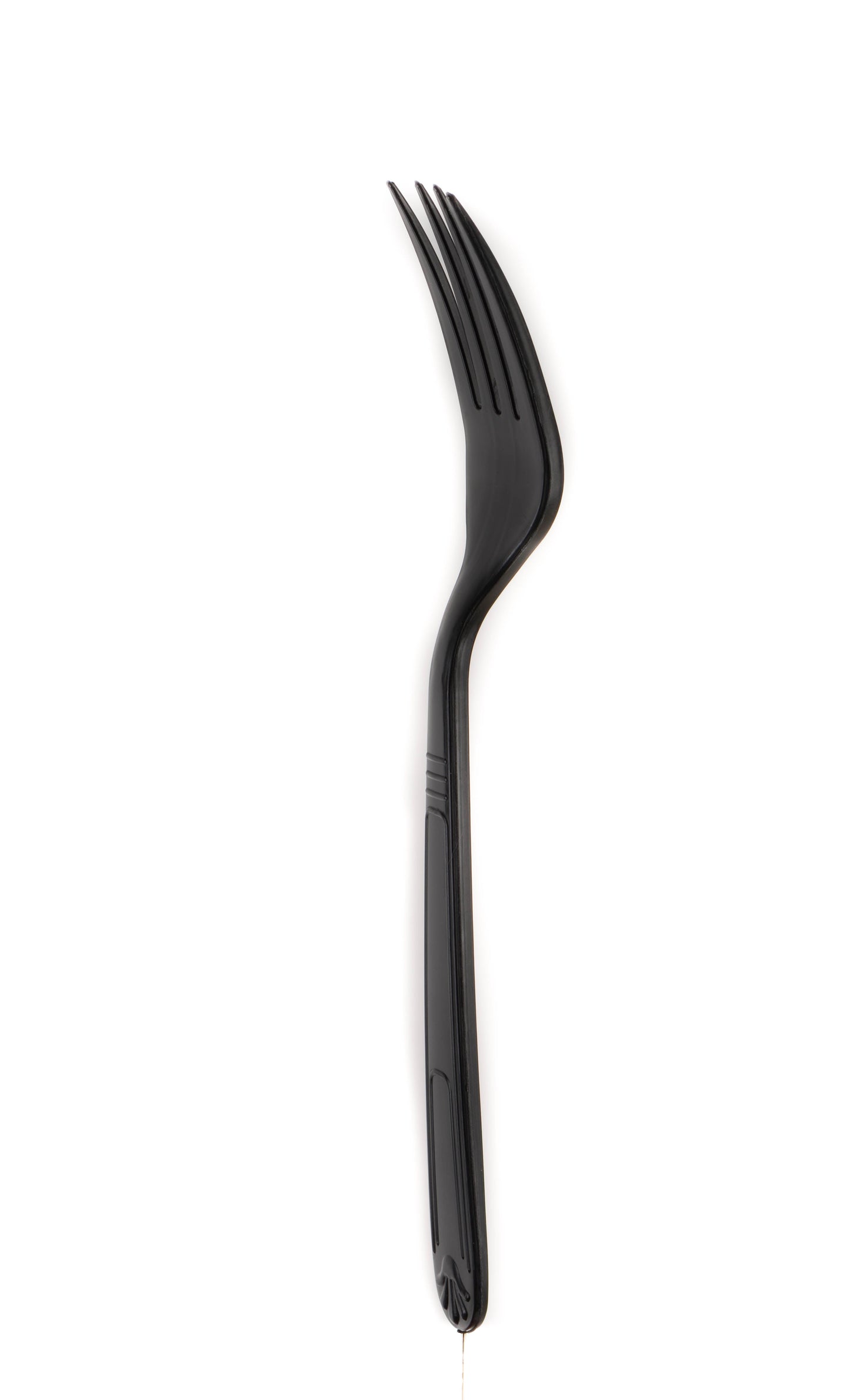 [50] Heavy Duty Forks - Premium Heavy Weight Disposable Cutlery, Recyclable, Meal Kit, Takeout - Great for Parties, Office, BBQ, Party Supplies, Restaurants and Togo (White & Black)