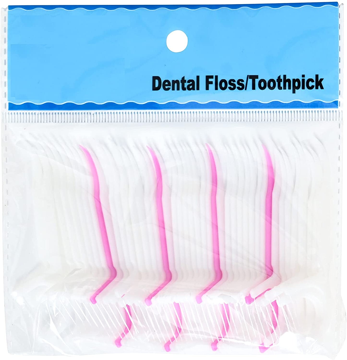 Dental Floss Toothpick Multicolored High Toughness Pack of 100