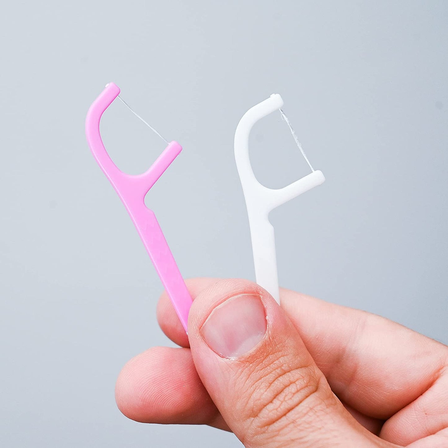 Dental Floss Toothpick Multicolored High Toughness Pack of 100