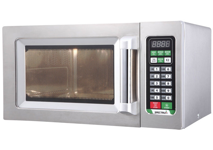 Spectrum™ Commercial Microwave, Dial, Stainless Steel, 1,000 W