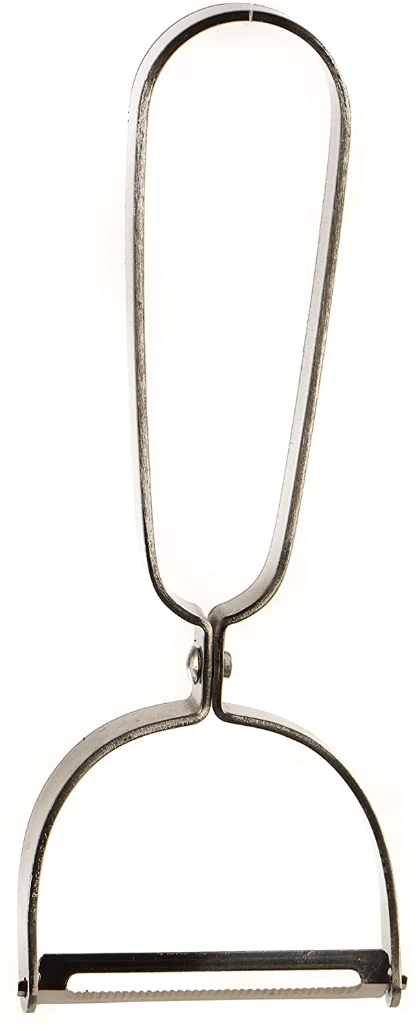 Stainless Steel Fruit Peeler and Vegetable Peeler - Stainless Steel Non Slip Design, Easy to Grip for Home Kitchen Peeling Tools - Great for Peeling Carrots, Potatoes, Apples, Oranges