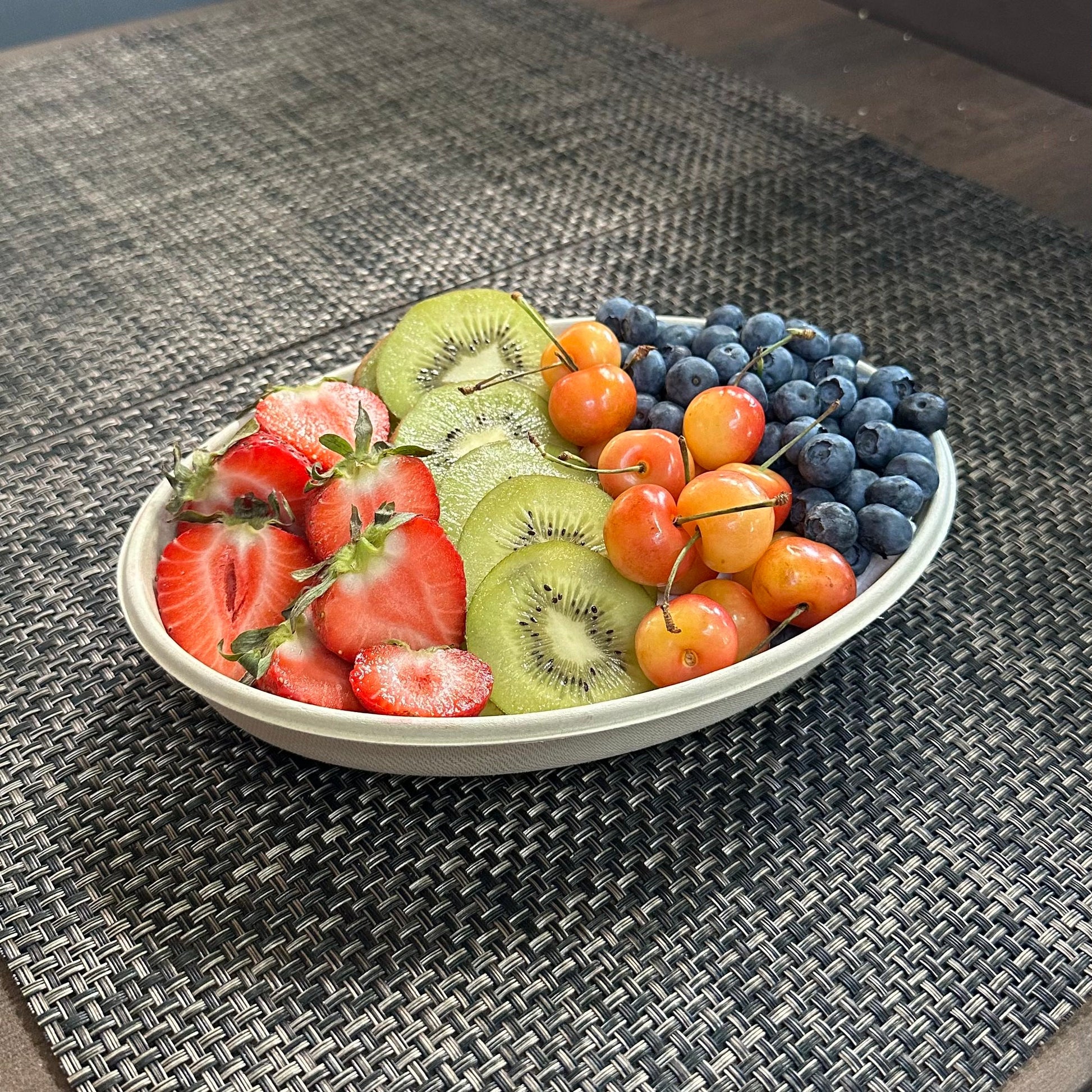 compostable zerowaste ecofriendly plasticfree kraftbowl disposableproducts Microwavesafe LeakResistant bowl Biodegradable Bowls sugarcane bowl disposable bowl heavyduty bowl salad bowl oval bowl