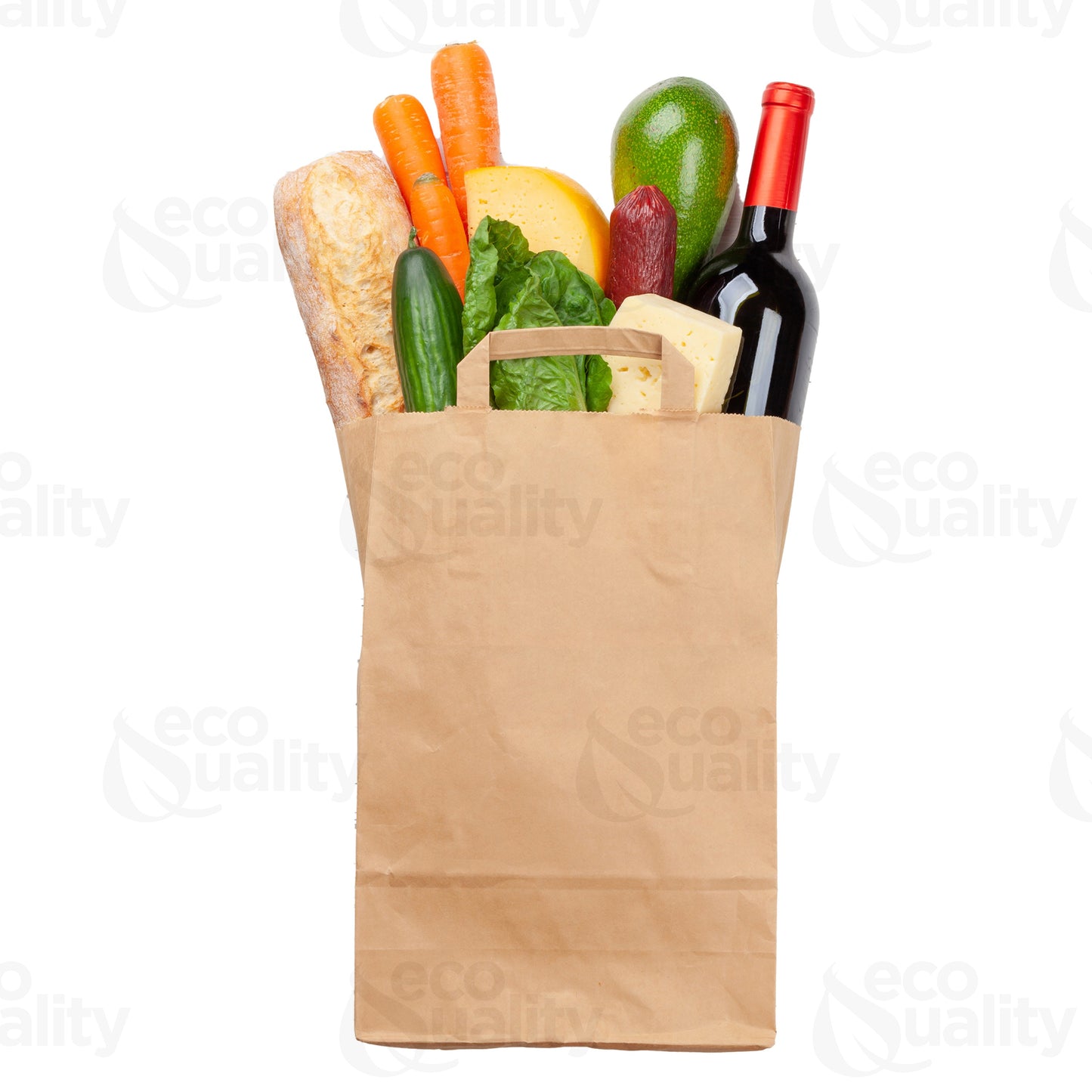 18x7x19 Jumbo Kraft Paper Gift Bags with Paper Handles Brown Shopping Bags, Retail, Reusable, Party, Grocery Bags, Eco Friendly, Recyclable