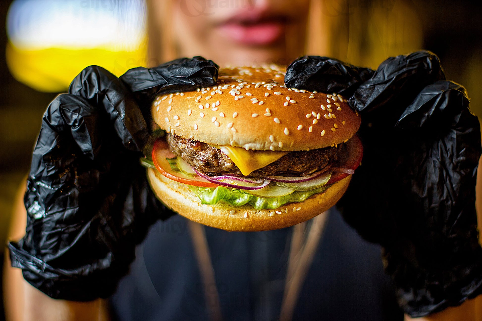 Non Sterile restaurant gloves tattoo supplies small gloves Sanitary Restaurant supplies professional gloves Nitrile Gloves Latex Powder Free Gloves Latex Free Gloves hospital supplies Food service food handling safety examination gloves Disposable Gloves Cleaning Supplies Cleaning Gloves Cleaning & Janitorial Supplies Black gloves small cleaning cooking professional gloves