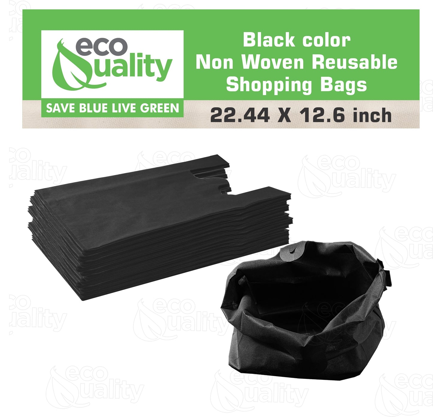 Non Woven Reusable T-Shirt Shopping Bags Large