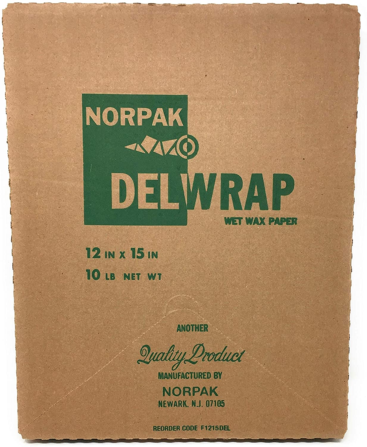 Norpak Del Wrap Wet Wax Paper 10 3/4 X 15"