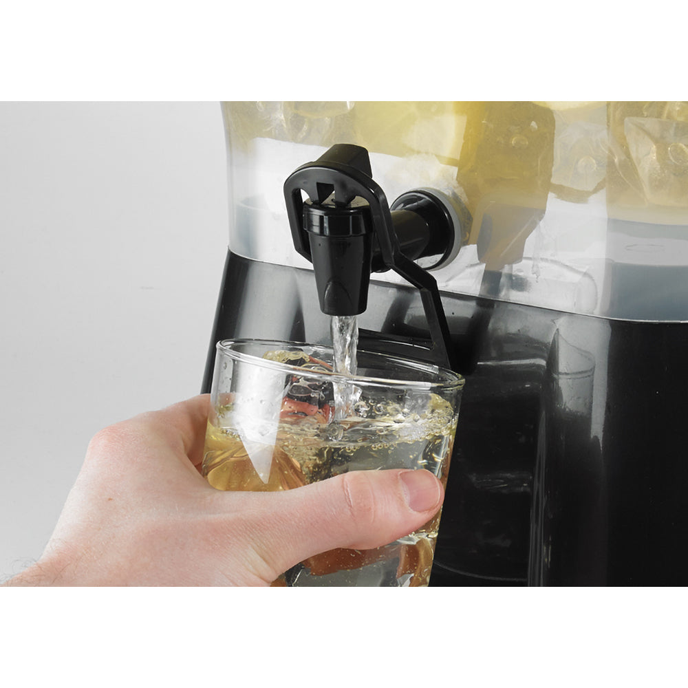 beverage dispenser stylish and durable perfect for serving refreshing drinks high quality dispenser is made with premium plastic BPA Free materials and designed to keep beverages cool Ideal for restaurants catering events or home use detachable parts for easy cleaning