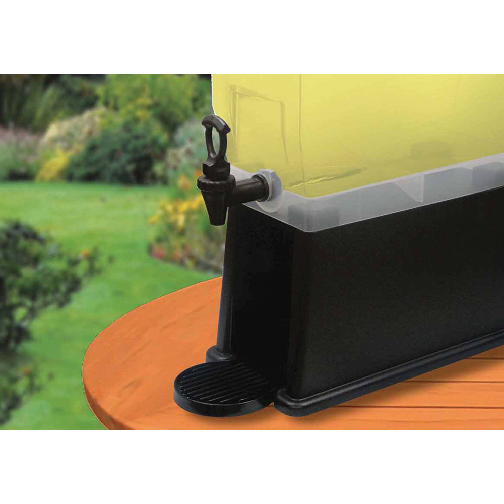 beverage dispenser stylish and durable perfect for serving refreshing drinks high quality dispenser is made with premium plastic BPA Free materials and designed to keep beverages cool Ideal for restaurants catering events or home use detachable parts for easy cleaning