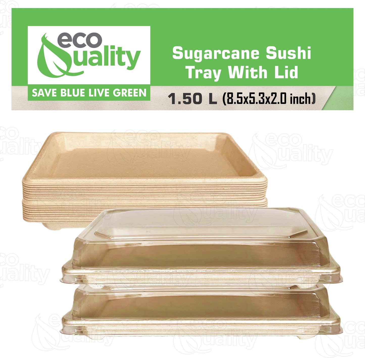 Compostable Packaging, Sustainable Sushi Tray, Eco-Friendly Food Packaging, Biodegradable Sushi Platter, Green Packaging Solution, Environmentally Friendly Tray, Zero-Waste Sushi Packaging, Bioplastics Sushi Tray, Earth-Friendly Sushi Container, Organic Waste Composting, Biodegradable Food Service, Natural Fiber Sushi Platter, Eco-conscious Sushi Packaging, Compostable Takeout Container