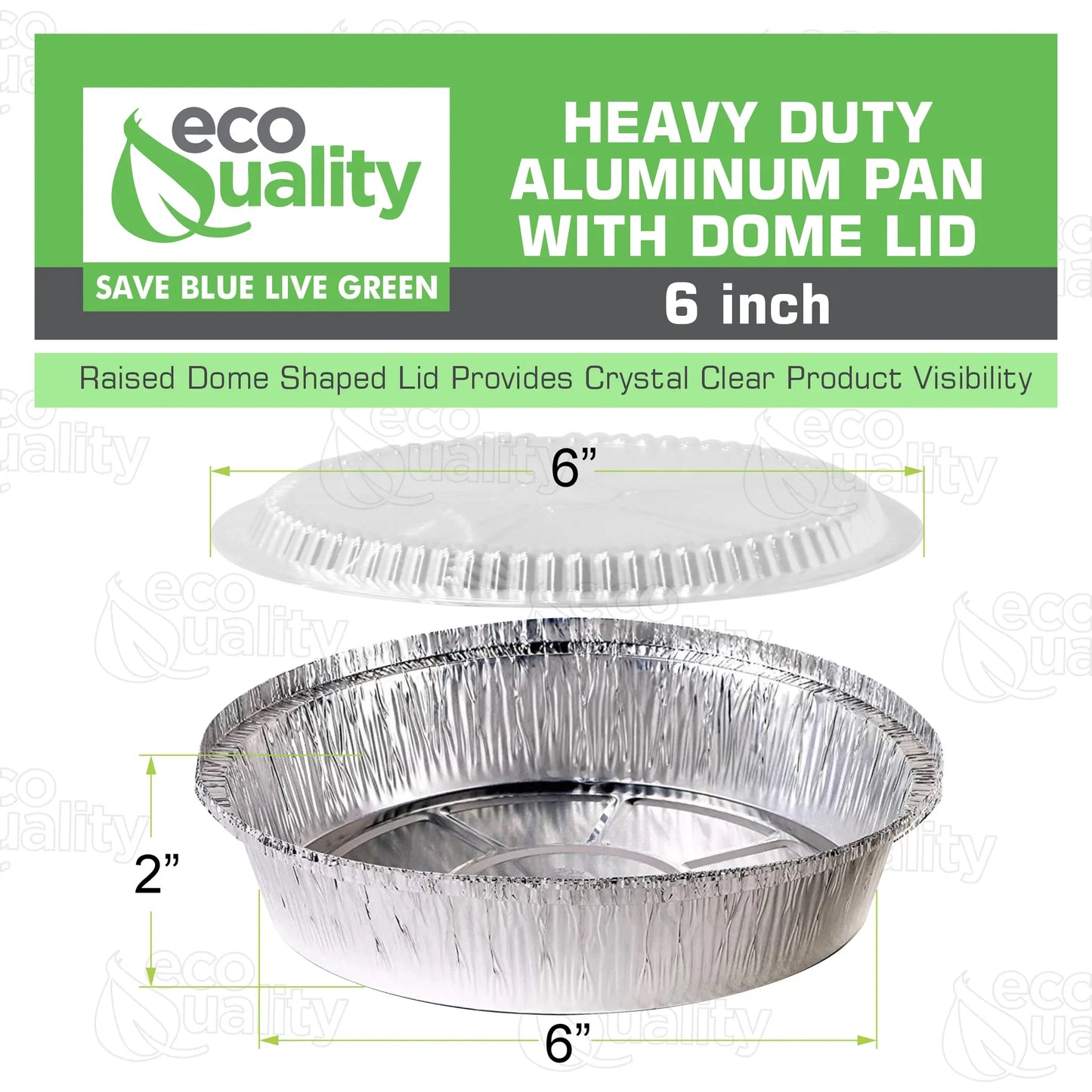 Restaurant Meal Prep Food Trucks Caterers Buffet serve Cold hot food leak proof affordable bulk economical commercial wholesale freezer safe reusable recyclable High Quality Recyclable Aluminum Take out to go container tin Round Foil Aluminum Pan ecoquality Baking Oven Cake Supplies with clear plastic dome lid heavy duty strong sturdy dinner lunch breakfast  entrees, appetizers, sides, or even desserts container hemmed edges silver stackable round leak proof  16 inches diameter 18 fluid ounces oz