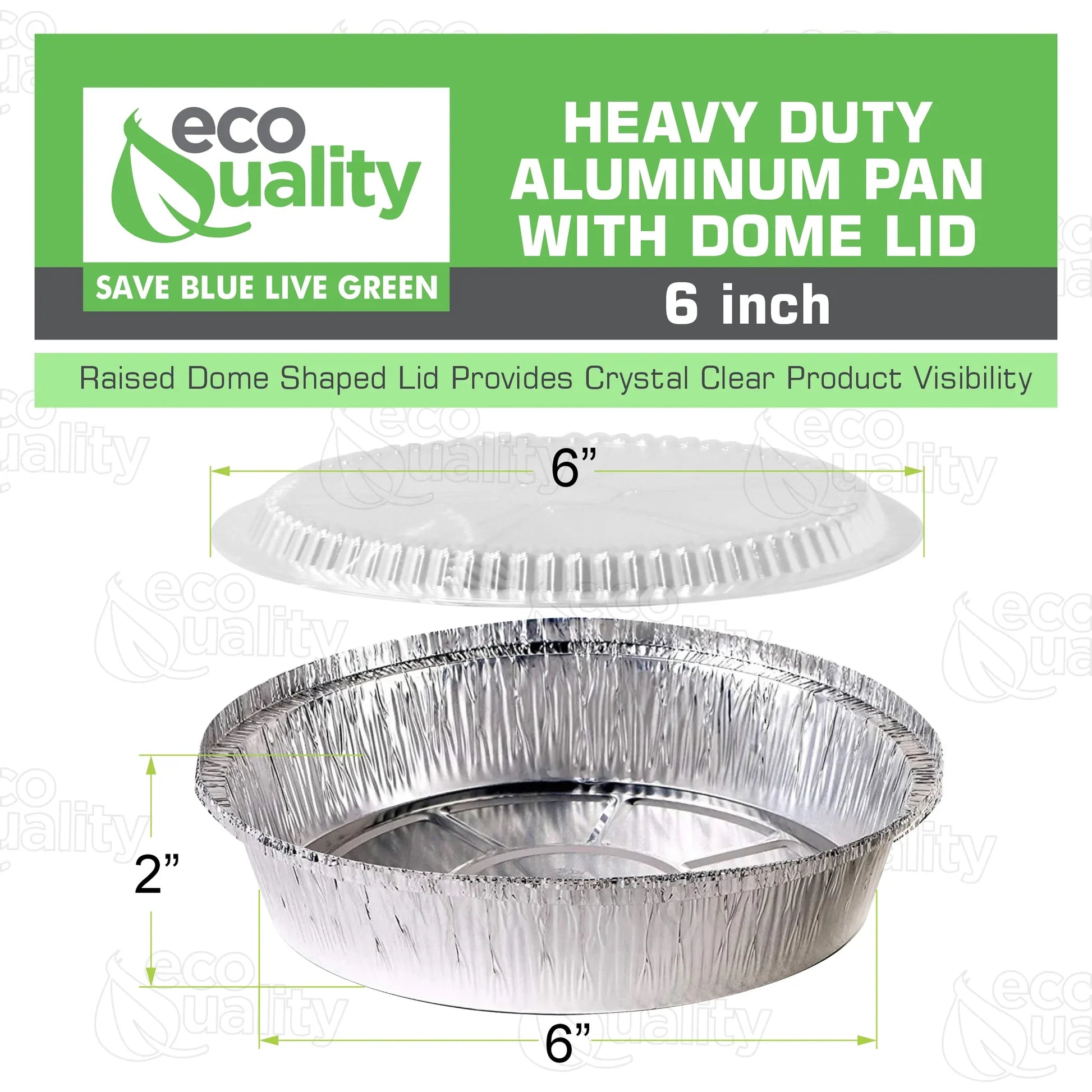 Restaurant Meal Prep Food Trucks Caterers Buffet serve Cold hot food leak proof affordable bulk economical commercial wholesale freezer safe reusable recyclable High Quality Recyclable Aluminum Take out to go container tin Round Foil Aluminum Pan ecoquality Baking Oven Cake Supplies with clear plastic dome lid heavy duty strong sturdy dinner lunch breakfast  entrees, appetizers, sides, or even desserts container hemmed edges silver stackable round leak proof  16 inches diameter 18 fluid ounces oz