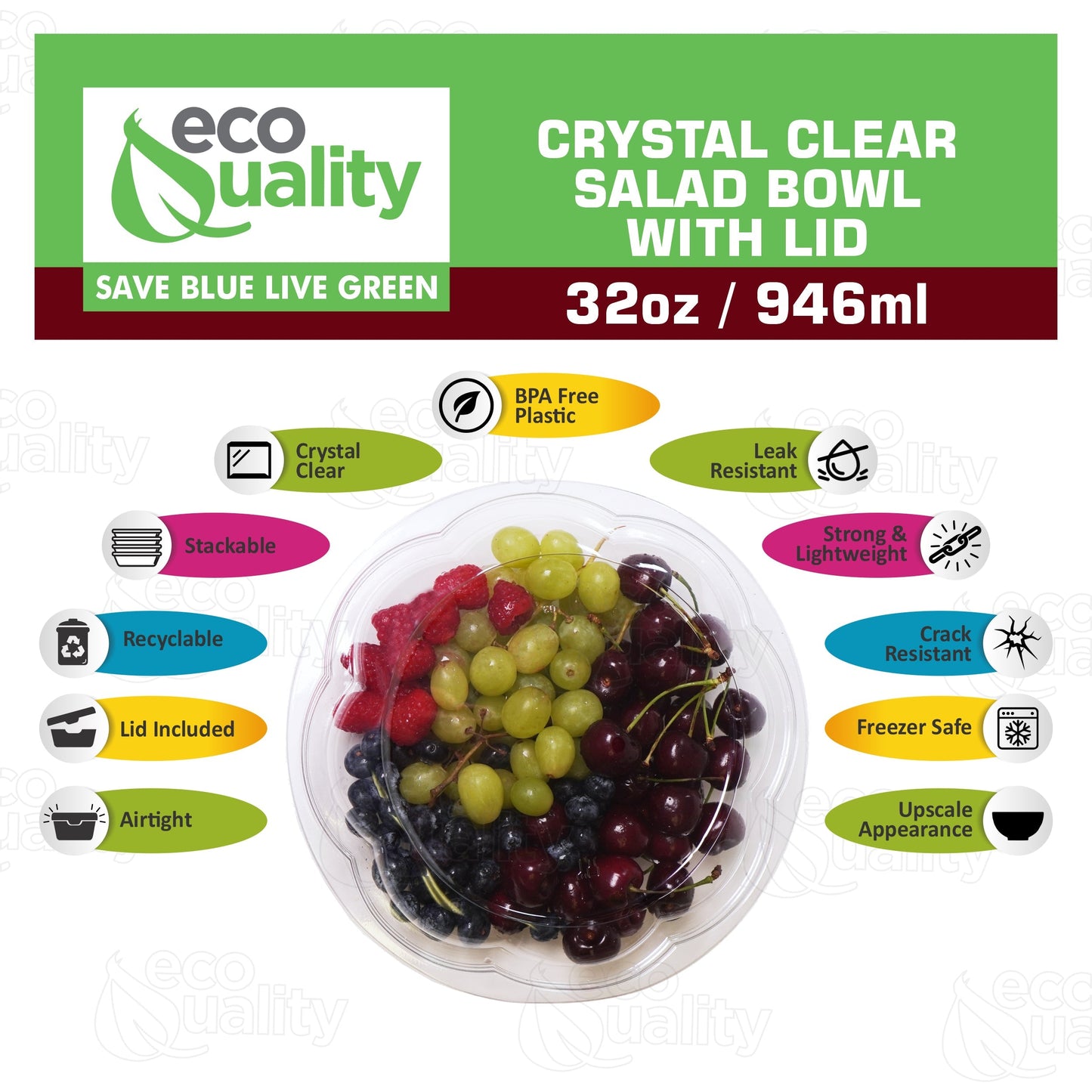poke bowls fruit cold pasta salad bowls with lid clear plastic lunch bowl pet plastic deli salad supplies lunch dinner breakfast bowl to go takeout delivery packaging bowls rose bowl caterer catering events packaging solutions 18 ounces 18oz 24oz 24 ounces 32oz 32 ounces 48 ounces 48 oz 40 oz 40 ounces 64oz 64 ounces