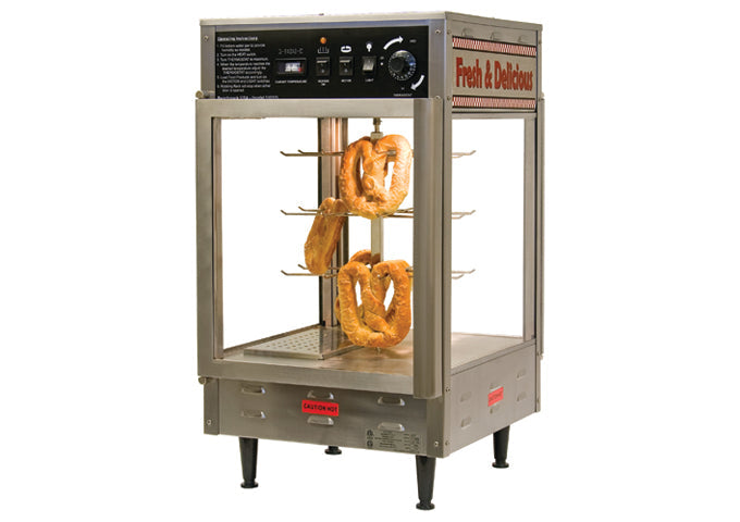 Pizza/Pretzel Warmer Display - Holds up to 12" / 18'' Pizzas