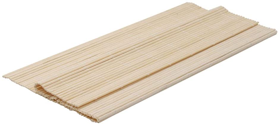 EcoQuality Natural Bamboo Sushi Rolling Mat - Sushi Rolling Pad, Sushi Roller - Sushi Rolling Maker, Perfect Square Size 9.5 x 9.5 Inches