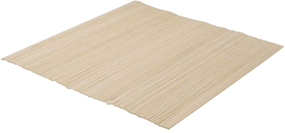 EcoQuality Natural Bamboo Sushi Rolling Mat - Sushi Rolling Pad, Sushi Roller - Sushi Rolling Maker, Perfect Square Size 9.5 x 9.5 Inches