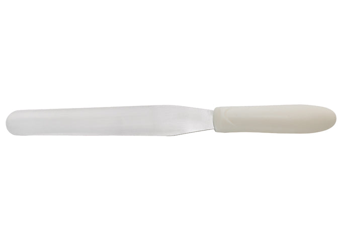 Bakery Spatula, White Polypropylene Handle