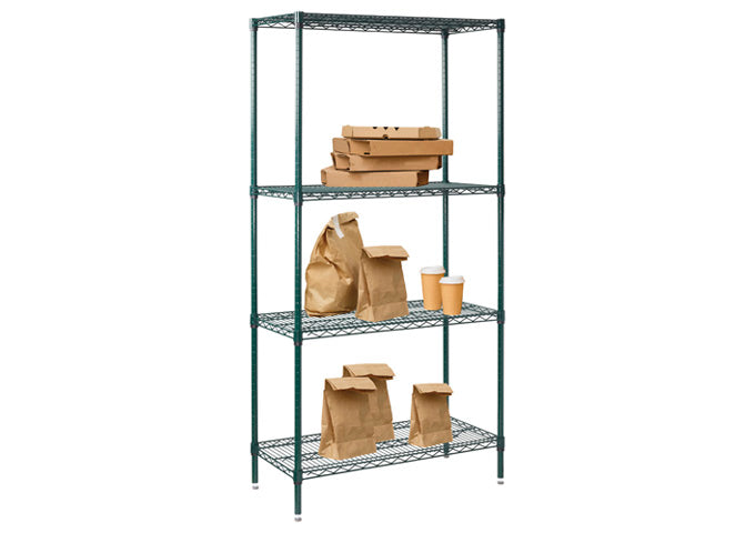 Wire Shelf, Epoxy-Coated, Width 24''