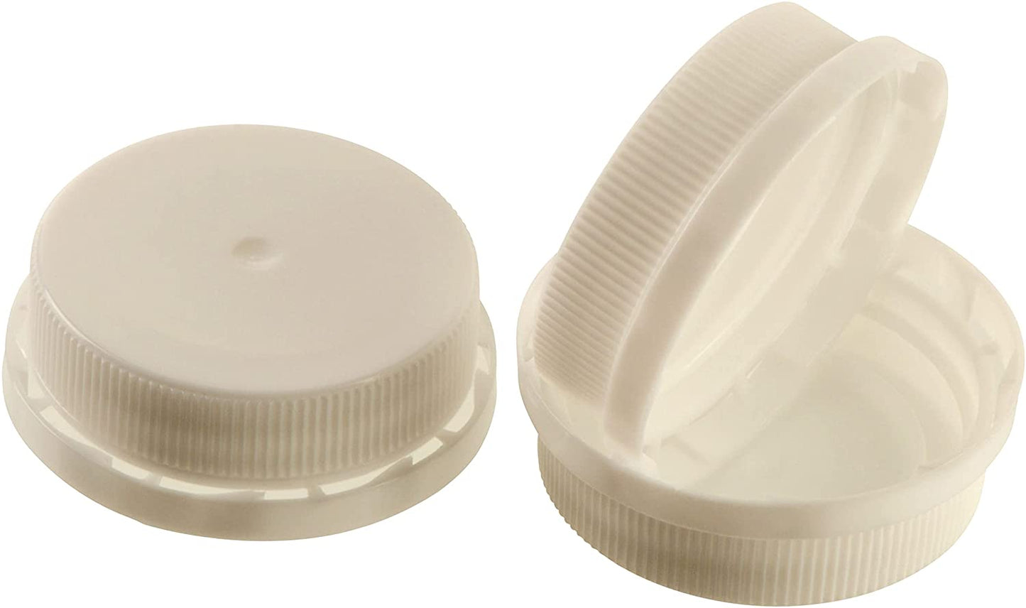 38MM Ratchet Caps and Lids for Plastic Juice Bottles For HDPE and Clear Plastic Juice Bottles, Smoothie Bottles, Fresh Squeezed Juice Container (Blue, Green, Orange)