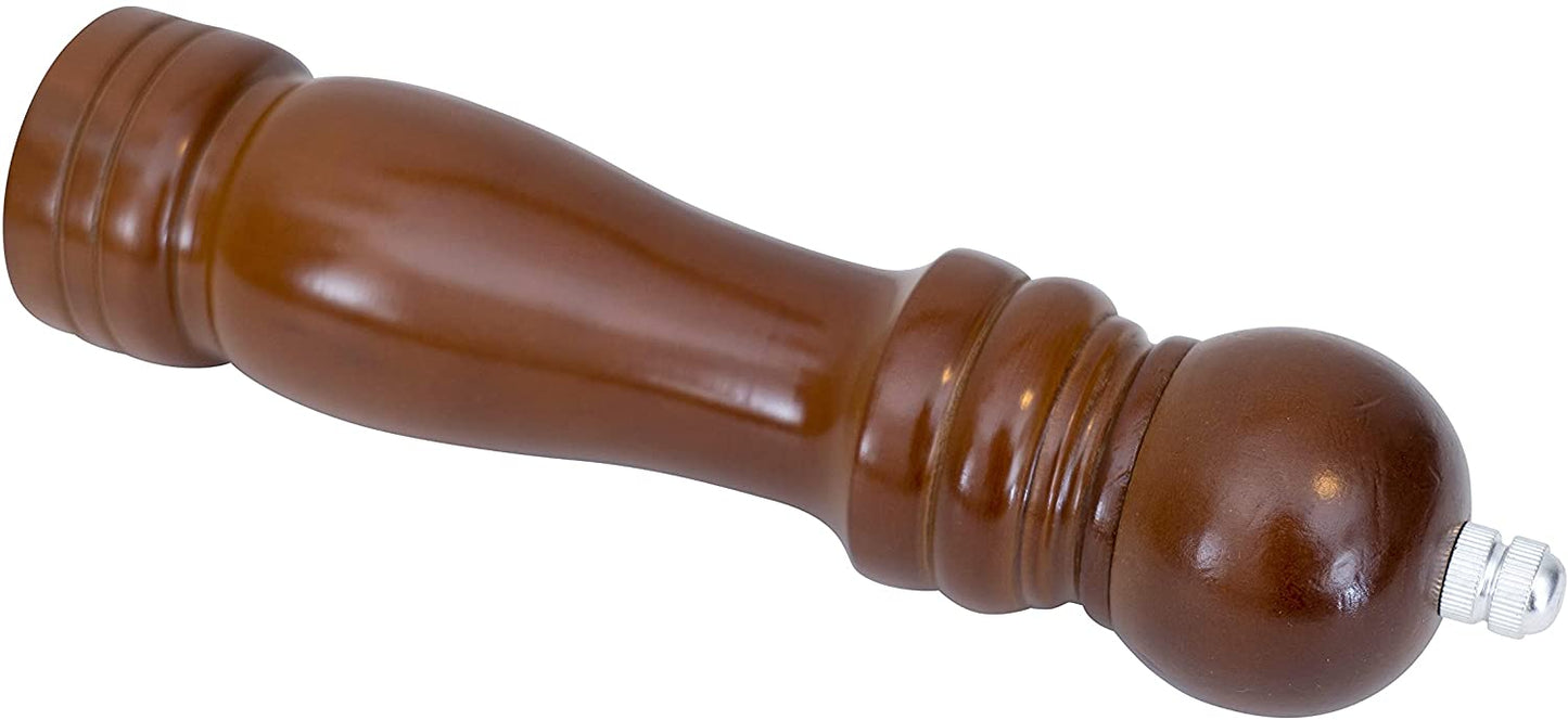 Wooden Pepper or Salt Ceramic Grinder 8"
