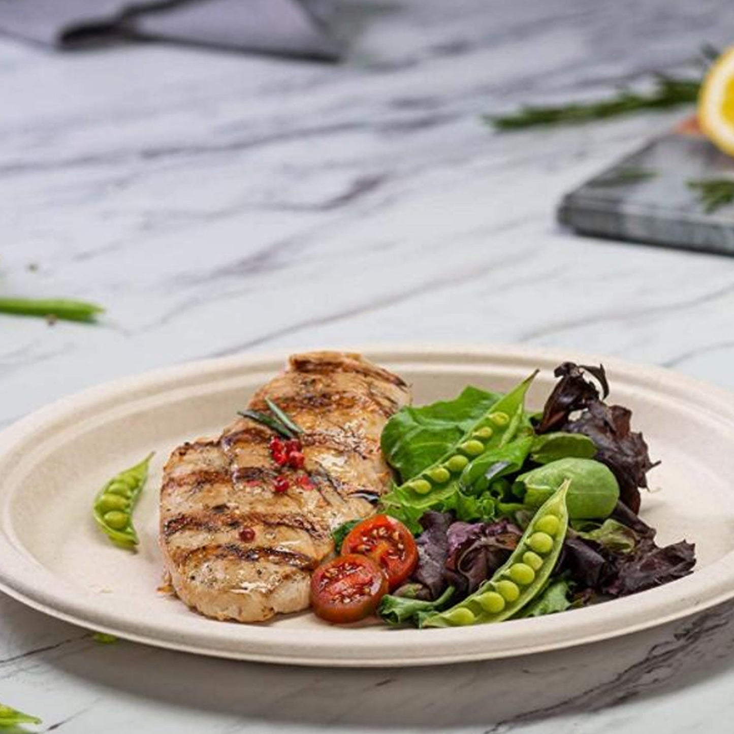 Compostable Biodegradable Eco Friendly Disposable Dinner Set