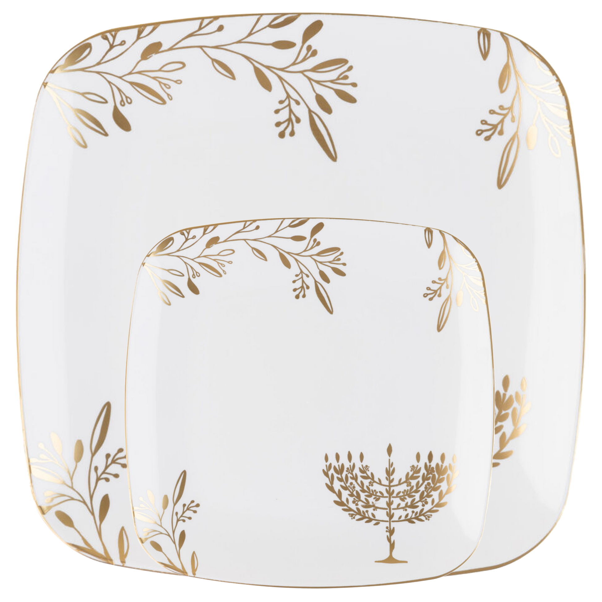 Chanukah Dessert Plate Dinner Plate Blue Charger Plate 10 inch 7 inch Holiday Party Hanukkah Disposable Plates Cobalt Dinner Plates