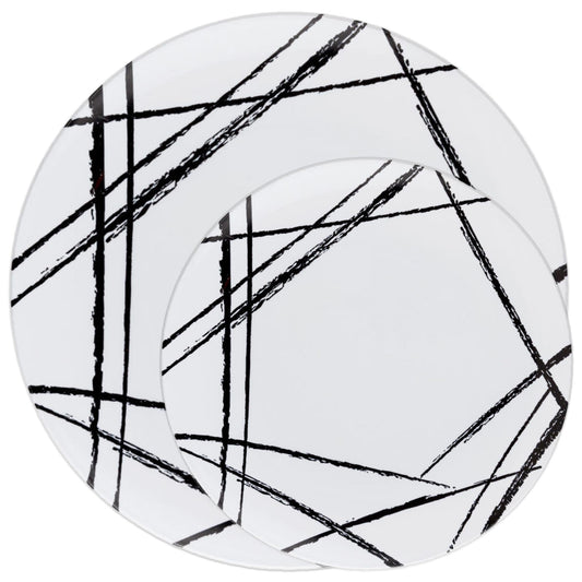 Plastic Party Plates Household Supplies Disposable Plastic Plates Bbq plates fancy disposable plates heavy duty plates classic elegant sturdy plates reusable wedding dinner salad dessert plates catering high quality birthday anniversary plating