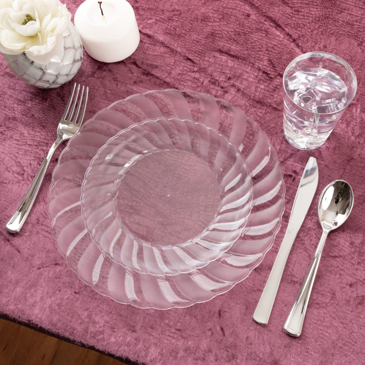 Plastic Party Plates Household Supplies Disposable Plastic Plates Bbq plates fancy disposable plates heavy duty plates classic elegant sturdy plates reusable wedding dinner salad dessert plates catering high quality birthday anniversary plating