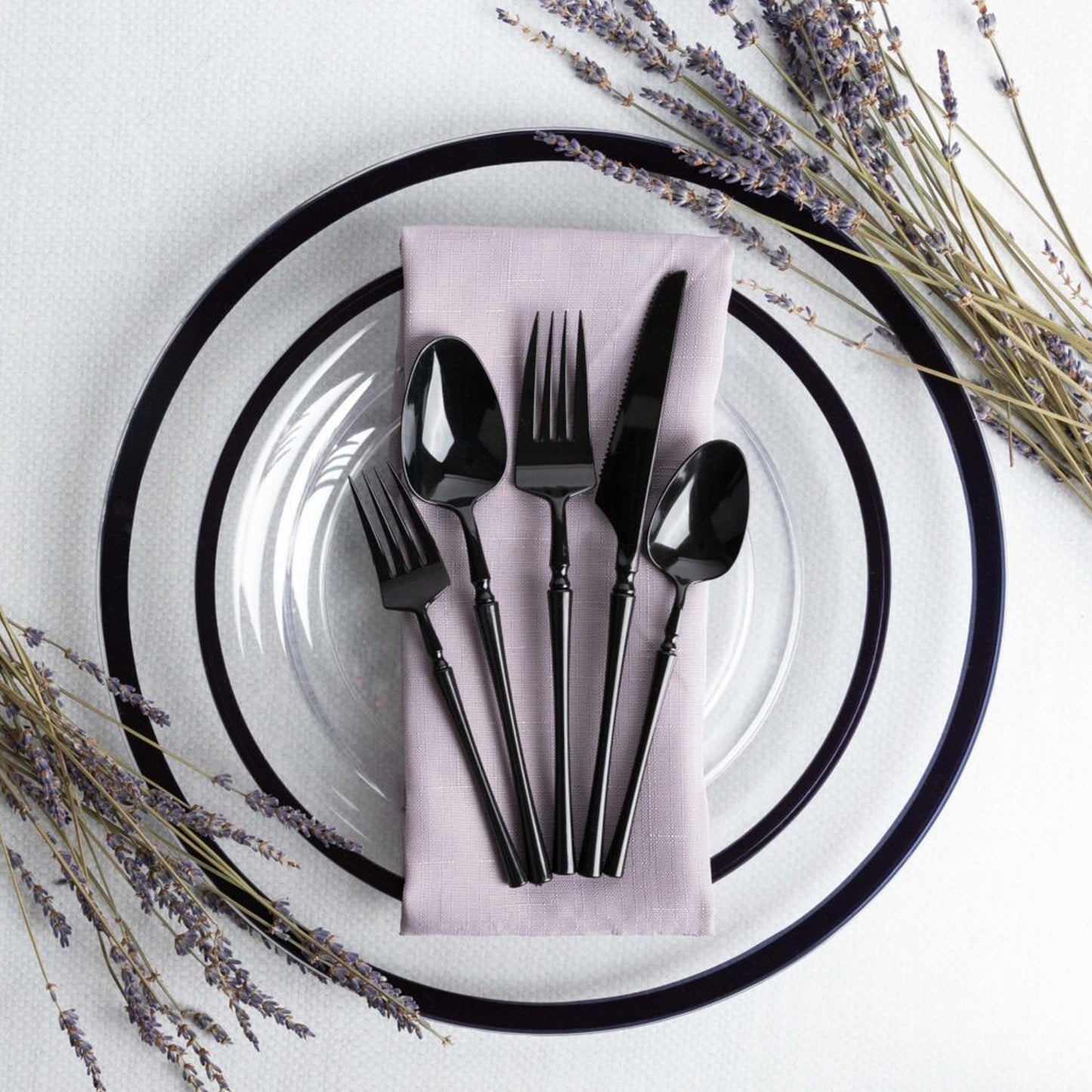 Plastic Party Knives Household Supplies Disposable Plastic knives Bbq knives fancy disposable knives heavy duty knives classic elegant sturdy knives reusable wedding dinner salad dessert knives catering high quality birthday anniversary knives