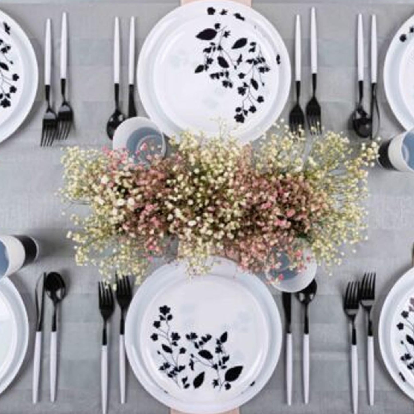 Plastic Party Plates Household Supplies Disposable Plastic Plates Bbq plates fancy disposable plates heavy duty plates classic elegant sturdy plates reusable wedding dinner salad dessert plates catering high quality birthday anniversary plating