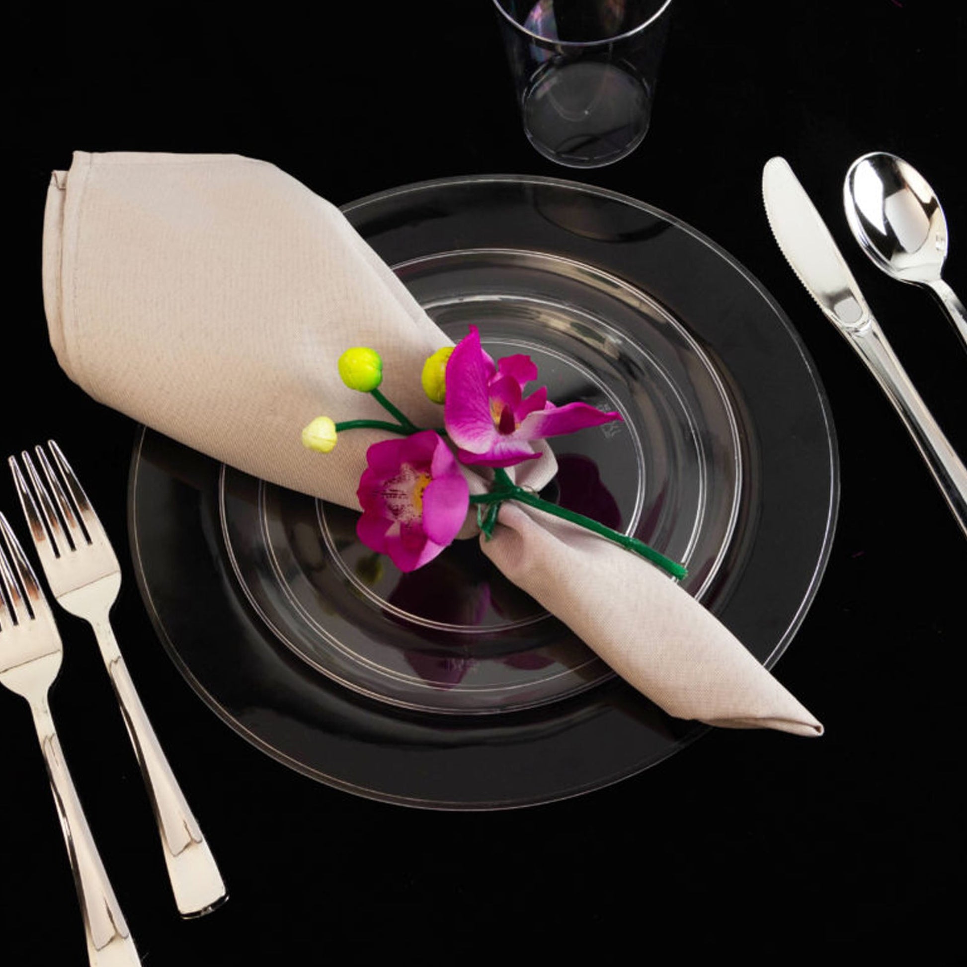 Plastic Party Plates Household Supplies Disposable Plastic Plates Bbq plates fancy disposable plates heavy duty plates classic elegant sturdy plates reusable wedding dinner salad dessert plates catering high quality birthday anniversary plating
