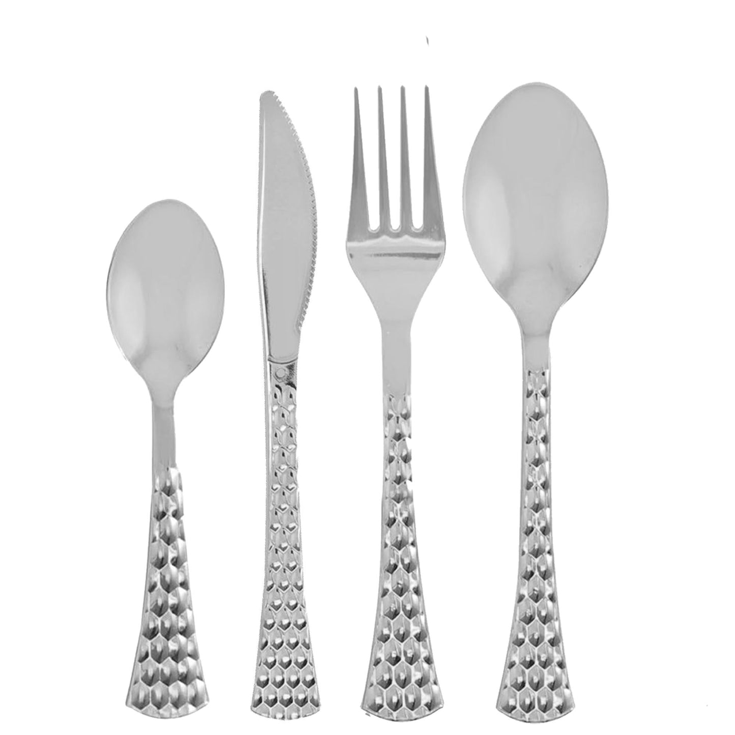 Plastic Tableware Dark Blue Plates Edge Collection Dinner Party Set